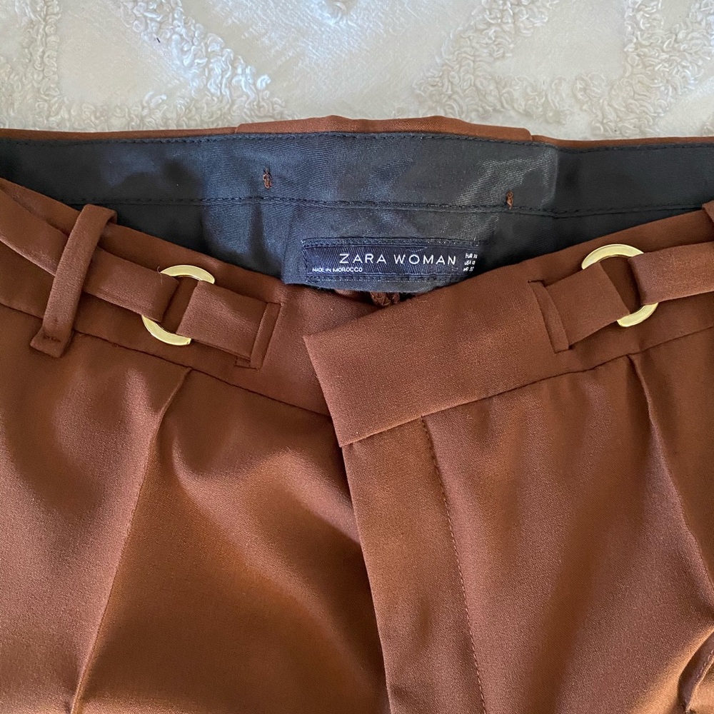 Zara Woman Slacks (XL) - Brown